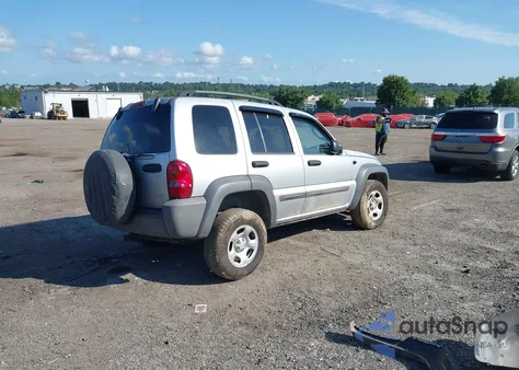 2004 Jeep Liberty Sport из США, поврежденный, VIN 1J4GL48K64W220341